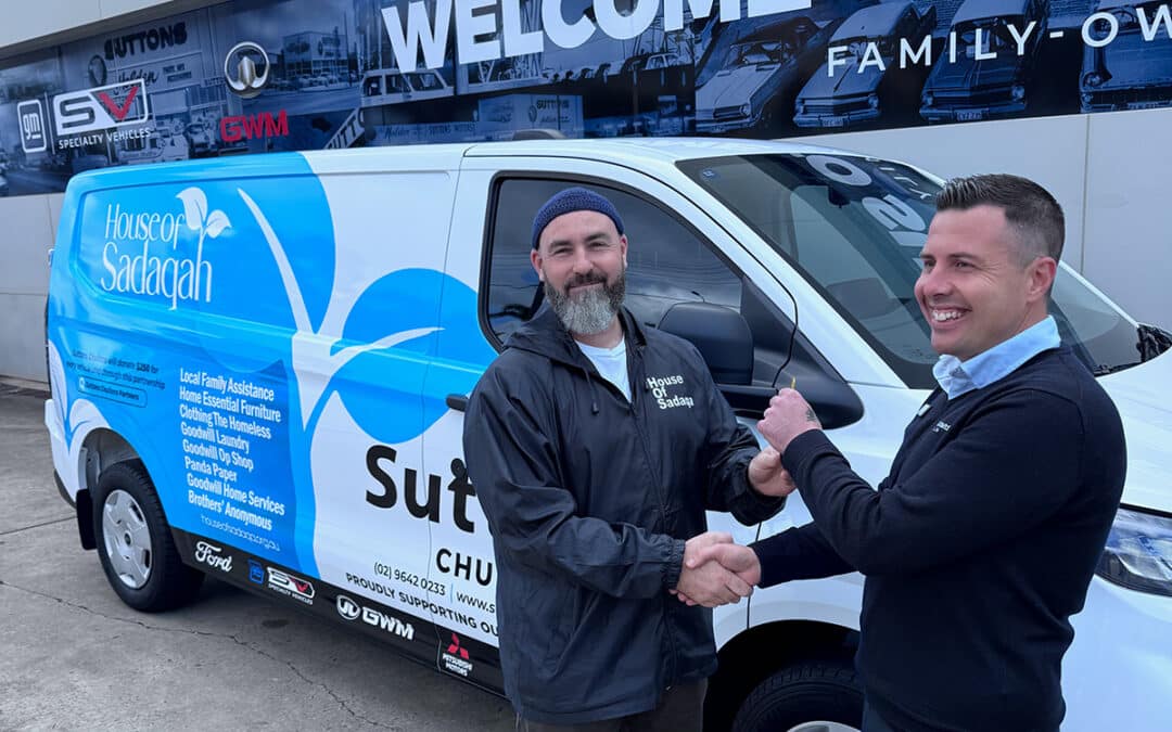 House of Sadaqa Receives Generous Support from Suttons Chullora with Donation of Two Ford Transit Vans