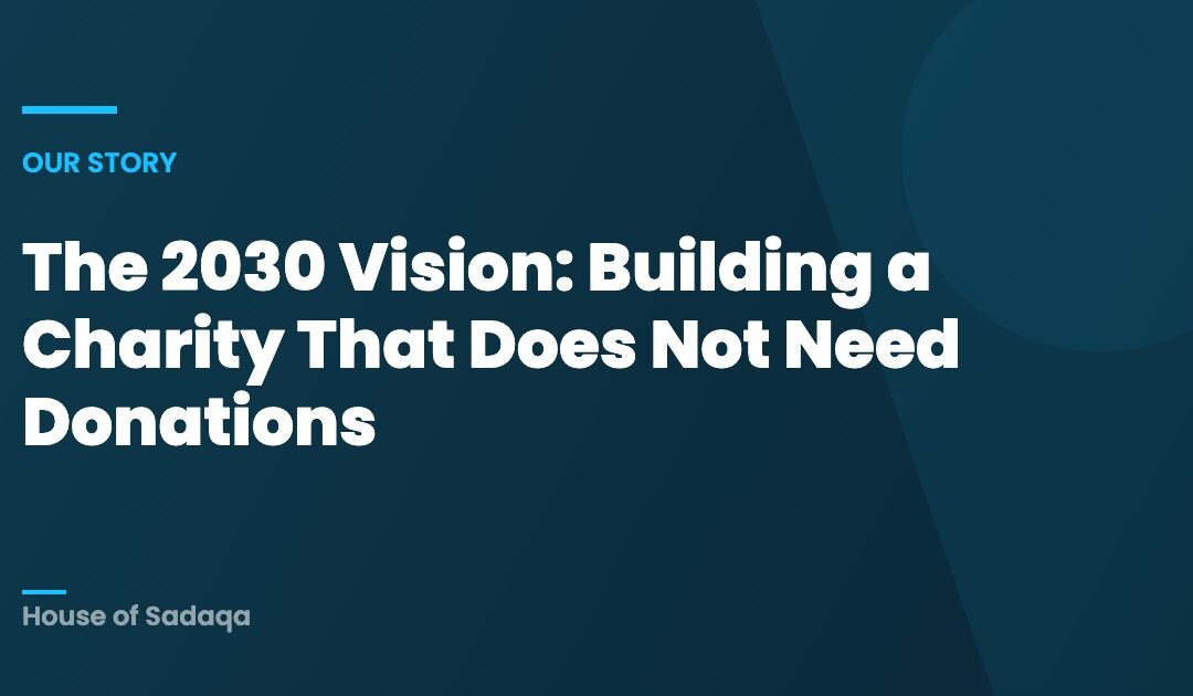 The 2030 Vision: Building a Charity That Does Not Need Donations
